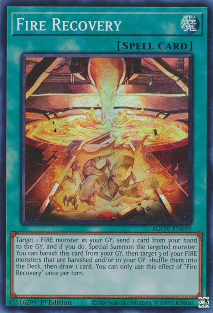 Fire Recovery (AGOV-EN059) - Super Rare