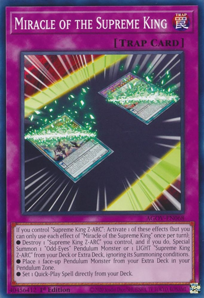 Miracle of the Supreme King (AGOV-EN068) - Common