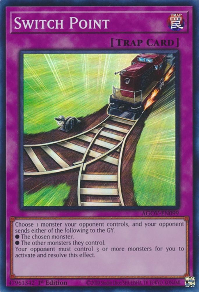 Switch Point (AGOV-EN099) - Super Rare