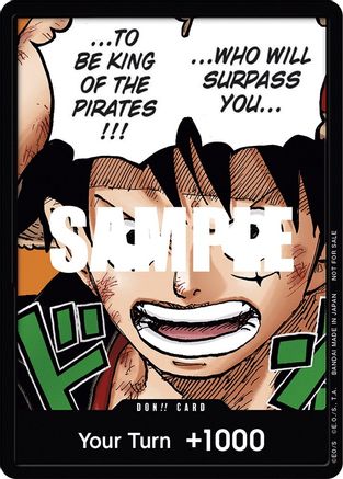 DON!! Card (Monkey.D.Luffy) (1st Anniversary DON!! Card Pack) - DON!!