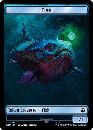 Fish // Treasure (0029) Double-Sided Token (WHO-10 // 29) - Universes Beyond: Doctor Who Foil