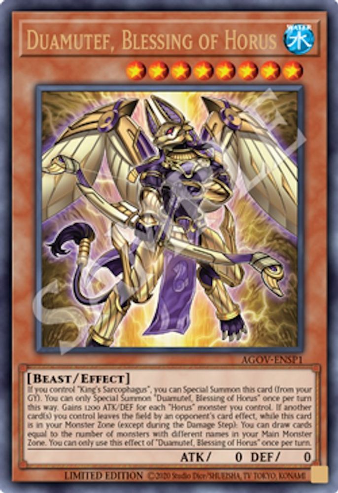 Duamutef, Blessing of Horus (AGOV-ENSP1) (AGOV-ENSP1) - Ultra Rare