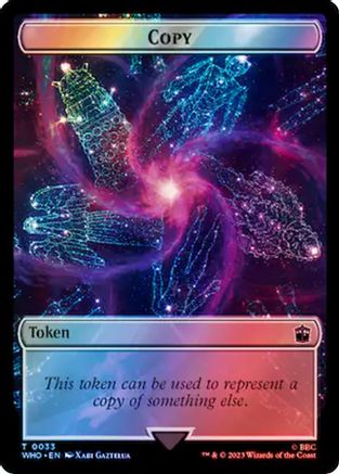 Copy // Beast Double-Sided Token (Surge Foil) (WHO-33 // 49) - Universes Beyond: Doctor Who Foil