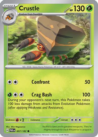 Crustle (007/182) [Écarlate et Violet : Paradox Rift] 