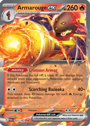 Armarouge ex 027  - Holofoil - Double Rare