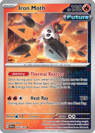 Iron Moth 028/182  - Holofoil - Rare