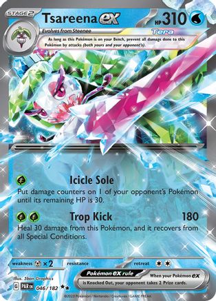 Tsareena ex 046/182  - Holofoil - Double Rare