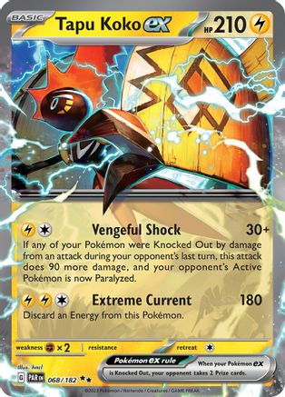Tapu Koko ex 068/182  - Holofoil - Double Rare