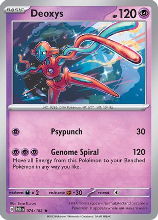 Deoxys (074/182) [Écarlate et Violet : Faille paradoxale] 