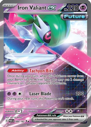 Iron Valiant ex 089/182  - Holofoil - Double Rare