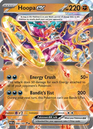 Hoopa ex 098  - Holofoil - Double Rare