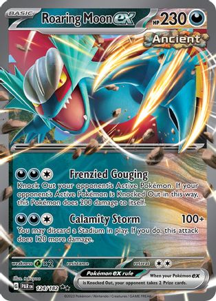 Roaring Moon ex 124  - Holofoil - Double Rare