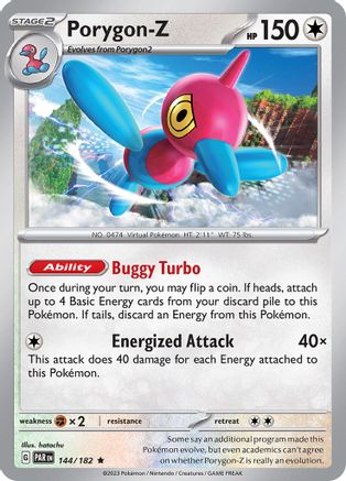 Porygon-Z 144  - Holofoil - Rare