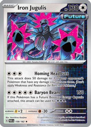 Iron Jugulis 158/182  - Holofoil - Rare