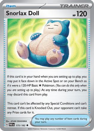 Snorlax Doll 175  - Uncommon