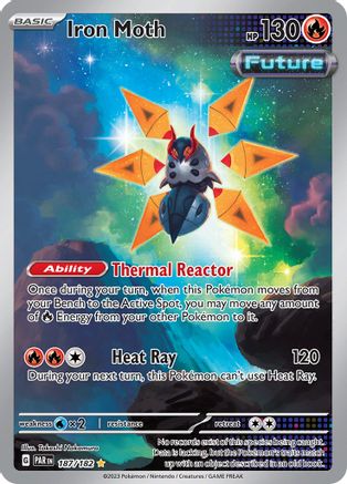 Iron Moth 187/182  - Holofoil - Illustration Rare