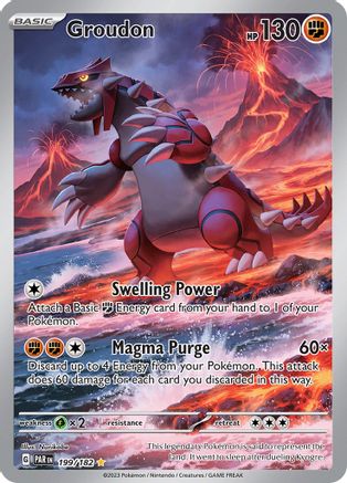 Groudon 199/182  - Holofoil - Illustration Rare