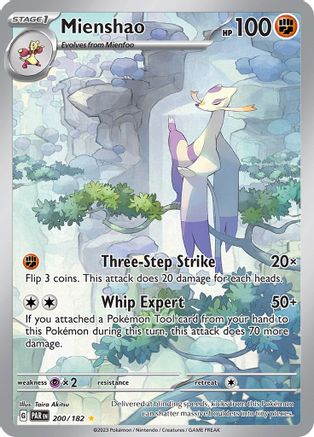 Mienshao 200/182  - Holofoil - Illustration Rare