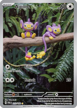 Aipom 211/182  - Holofoil - Illustration Rare