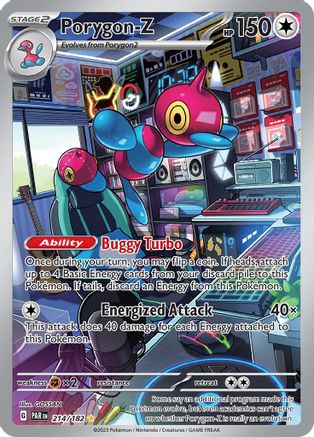 Porygon 214/182  - Holofoil - Illustration Rare
