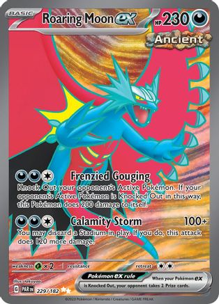 Roaring Moon ex 229/182  - Holofoil - Ultra Rare