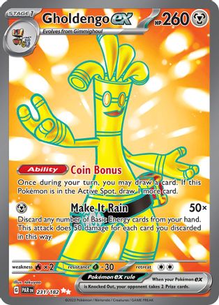 Gholdengo ex 231/182  - Holofoil - Ultra Rare