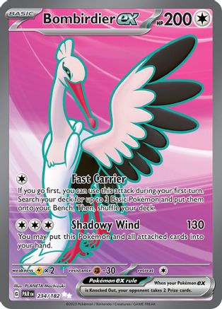 Bombirdier ex (234/182) [Écarlate et Violet : Faille Paradoxe] 