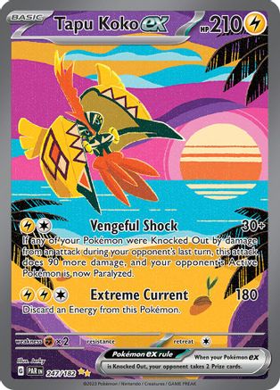 Tapu Koko ex 247/182  - Holofoil - Special Illustration Rare