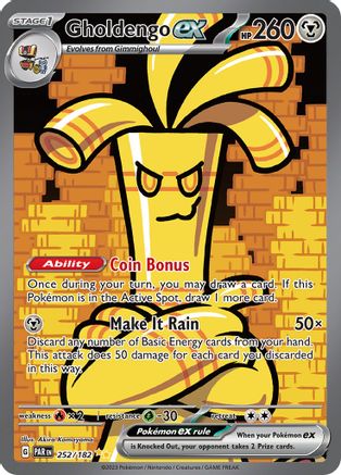 Gholdengo ex 252/182  - Holofoil - Special Illustration Rare