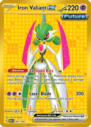 Iron Valiant ex 261/182  - Holofoil - Hyper Rare