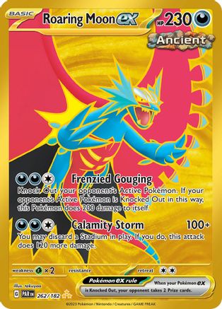 Roaring Moon ex 262/182  - Holofoil - Hyper Rare