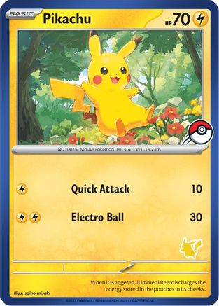 Pikachu (Blue Border)  - Unconfirmed