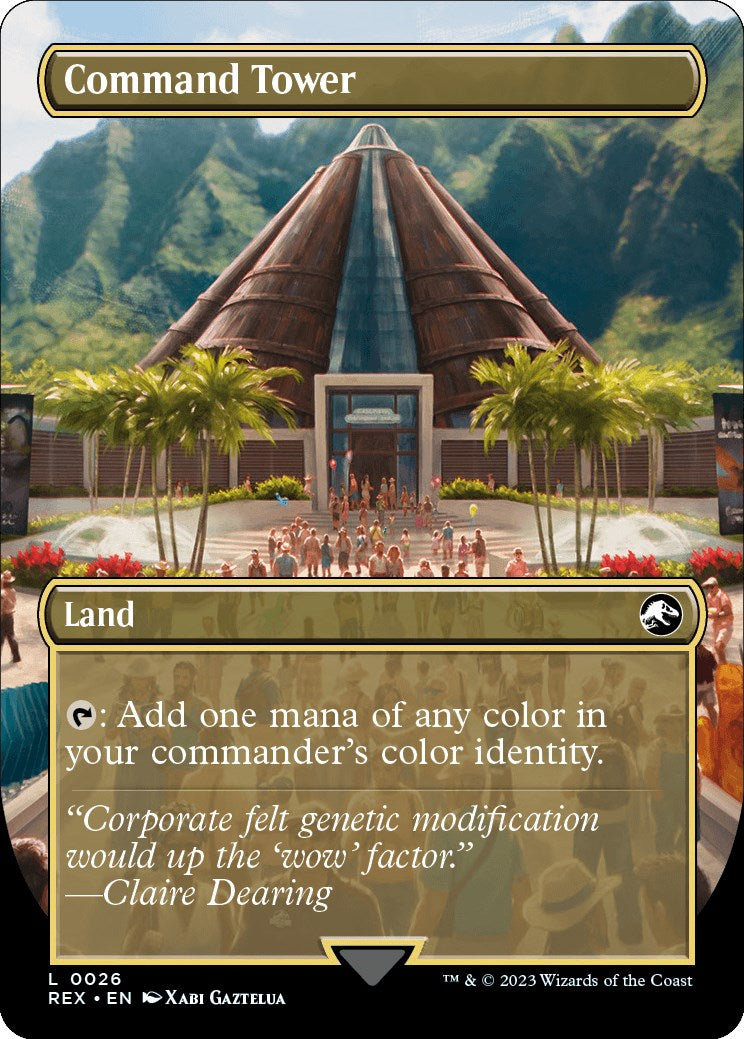 Command Tower (Borderless) (REX-026) - Jurassic World Collection (Borderless)