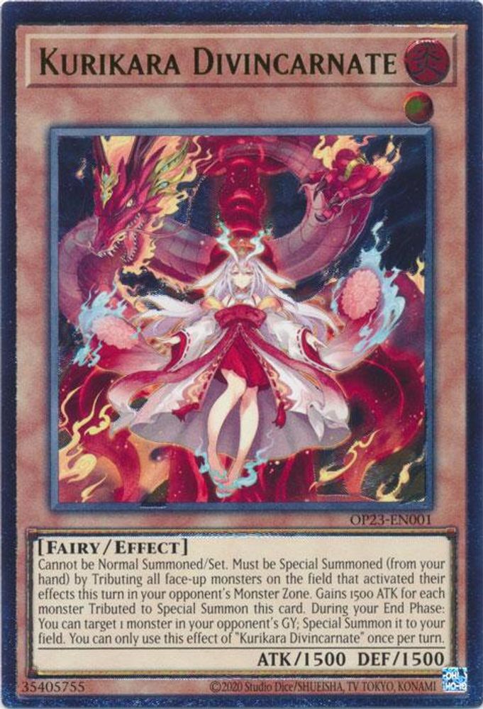 Kurikara Divincarnate (UTR) (OP23-EN001) - Ultimate Rare