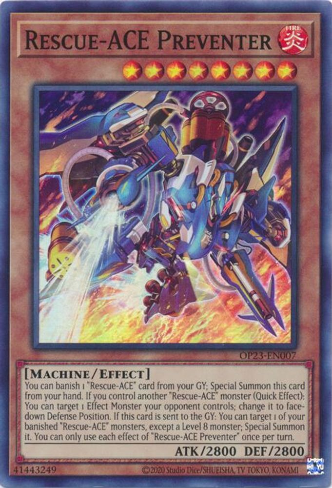 Rescue-ACE Preventer (OP23-EN007) - Super Rare