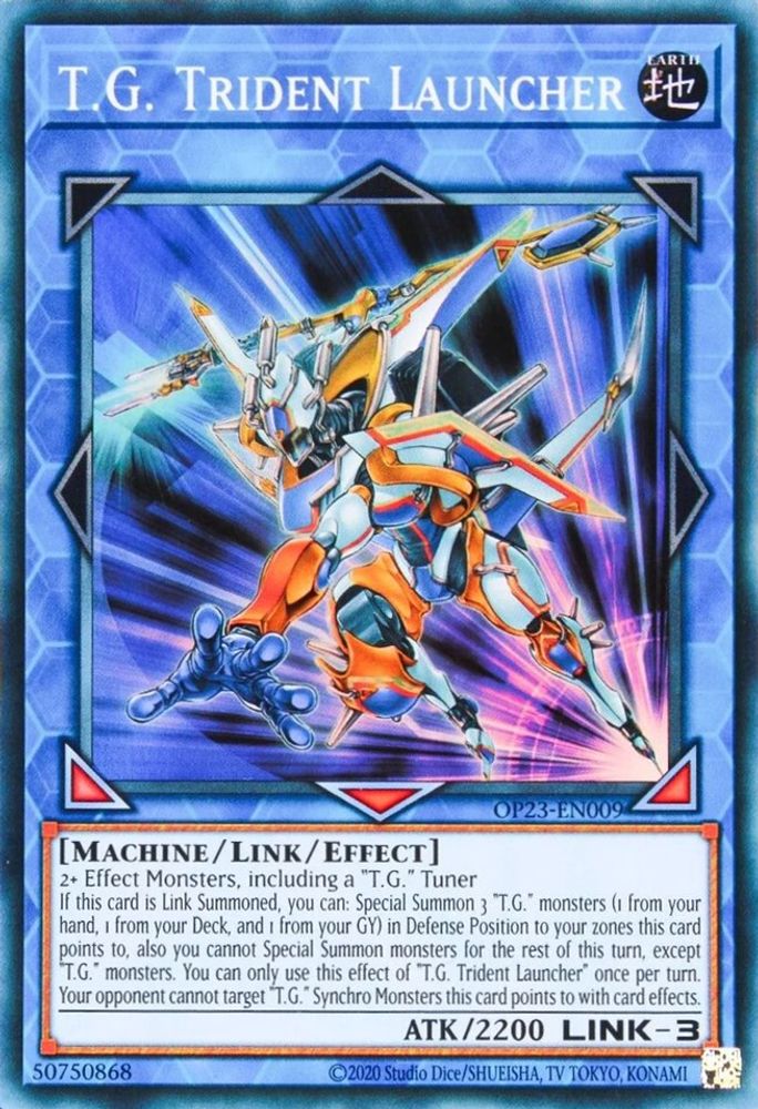 T.G. Trident Launcher (OP23-EN009) - Super Rare