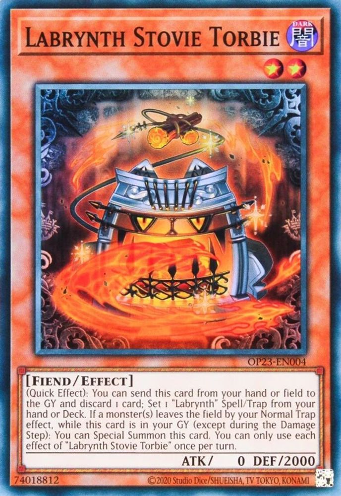 Labrynth Stovie Torbie (OP23-EN004) - Super Rare