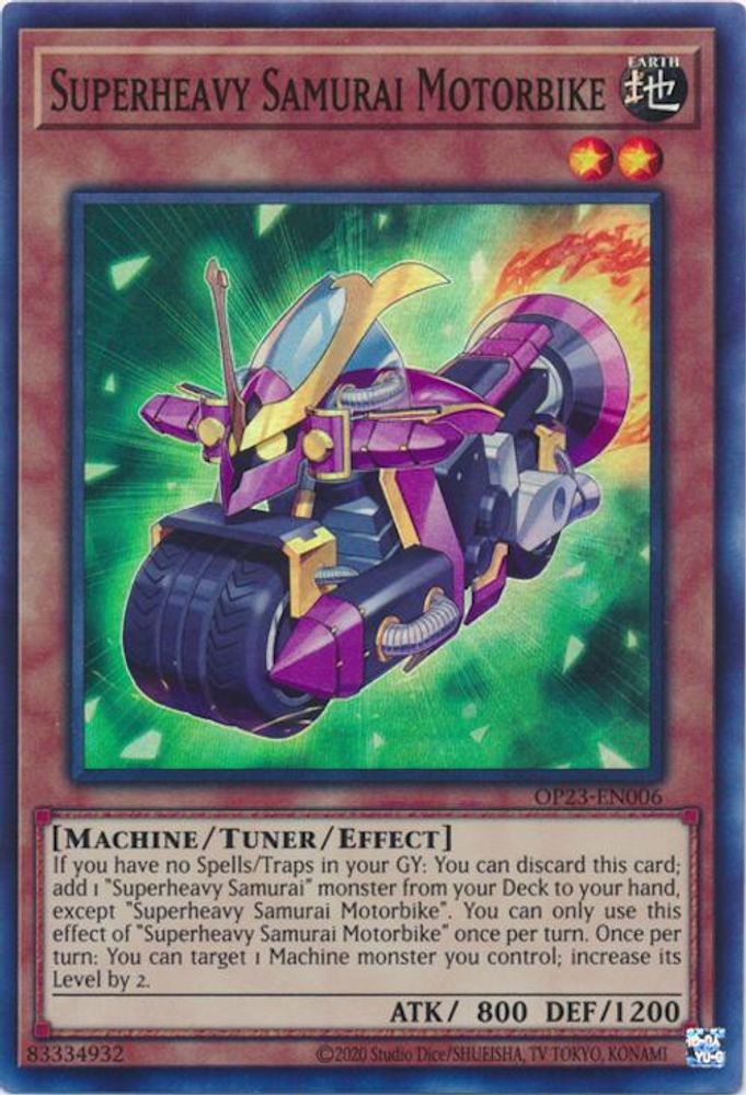 Superheavy Samurai Motorbike (OP23-EN006) - Super Rare