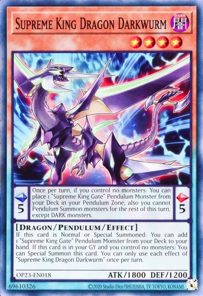 Supreme King Dragon Darkwurm (OP23-EN018) - Common
