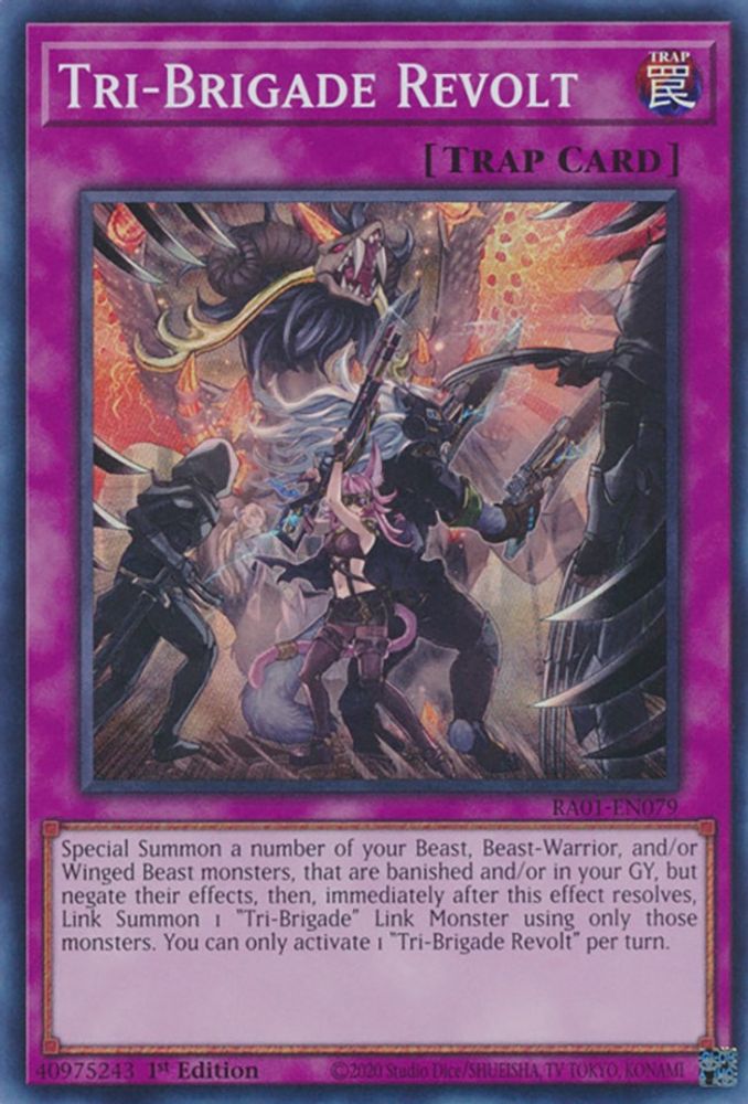 Tri-Brigade Revolt (RA01-EN079) - Super Rare