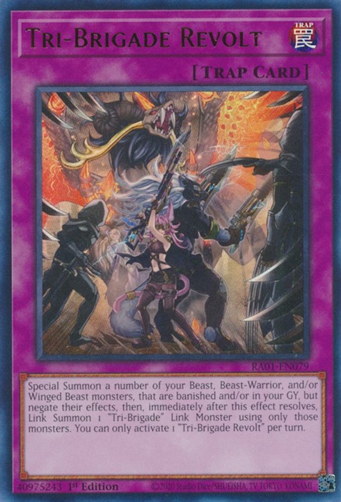Tri-Brigade Revolt (UR) (RA01-EN079) - Ultra Rare