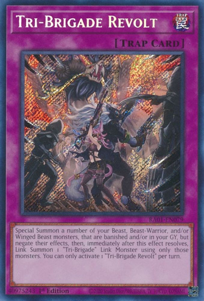 Tri-Brigade Revolt (Secret Rare) (RA01-EN079) - Secret Rare