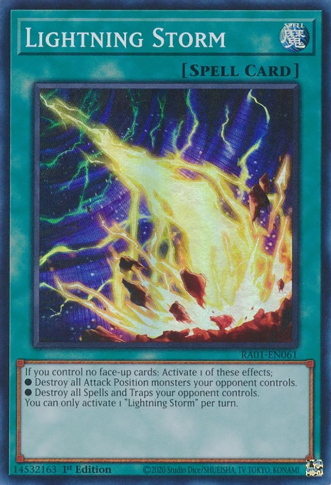 Lightning Storm (RA01-EN061) - Super Rare