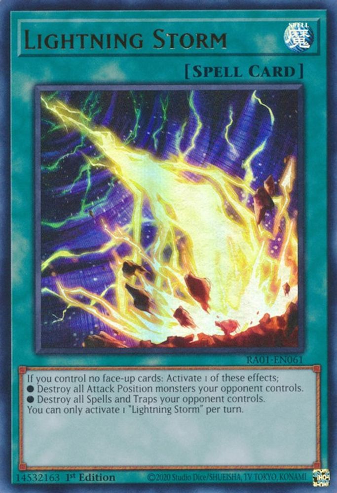 Lightning Storm (UR) (RA01-EN061) - Ultra Rare