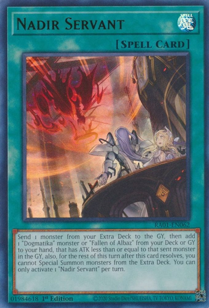 Nadir Servant (UR) (RA01-EN062) - Ultra Rare