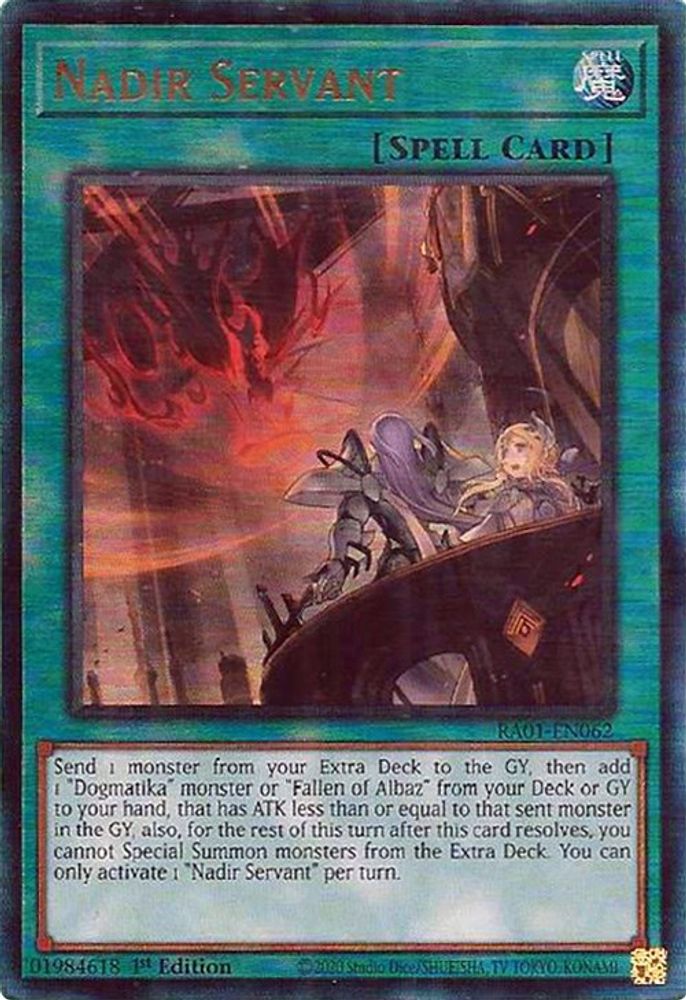 Nadir Servant (PUR) (RA01-EN062) - Prismatic Ultimate Rare
