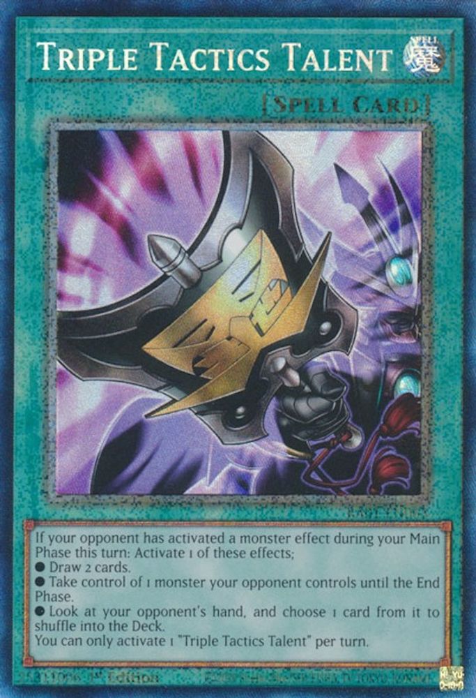Triple Tactics Talent (PCR) (RA01-EN063) - Prismatic Collector's Rare