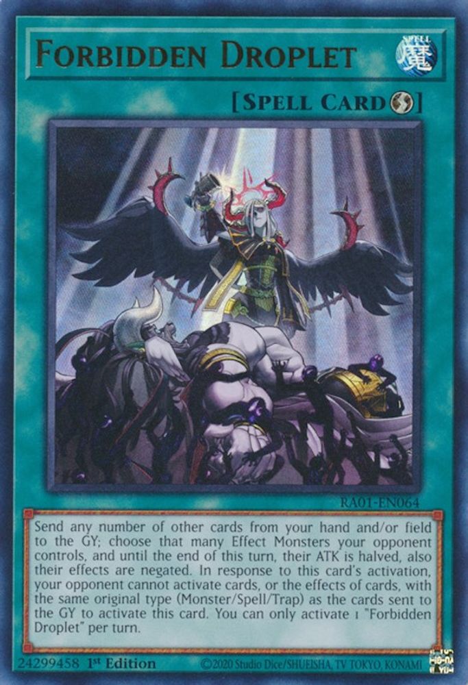 Forbidden Droplet (UR) (RA01-EN064) - Ultra Rare