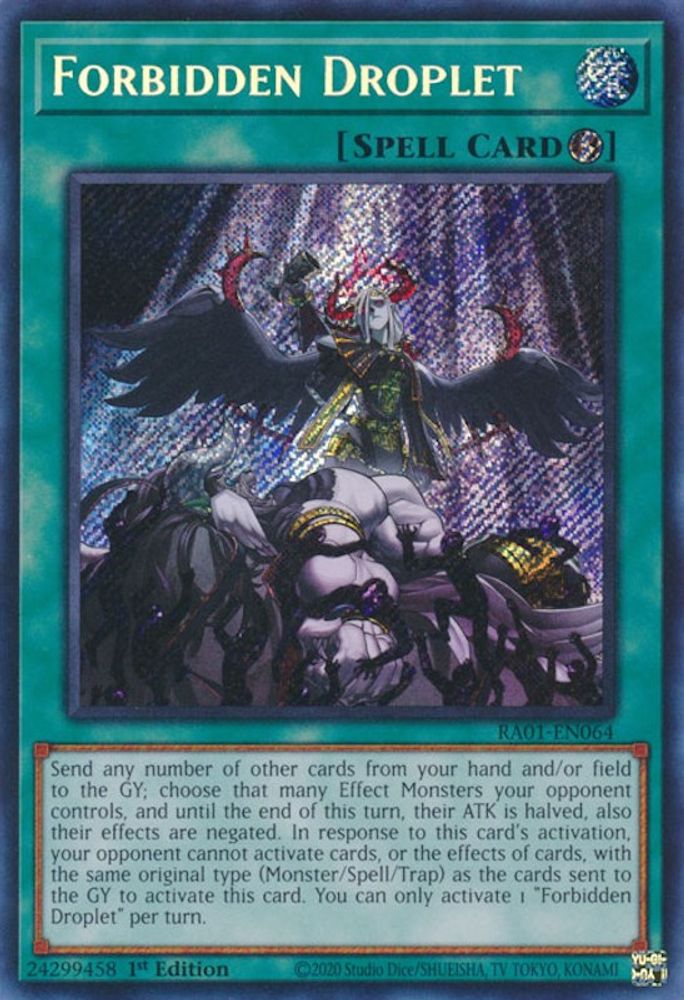 Forbidden Droplet (Secret Rare) (RA01-EN064) - Secret Rare