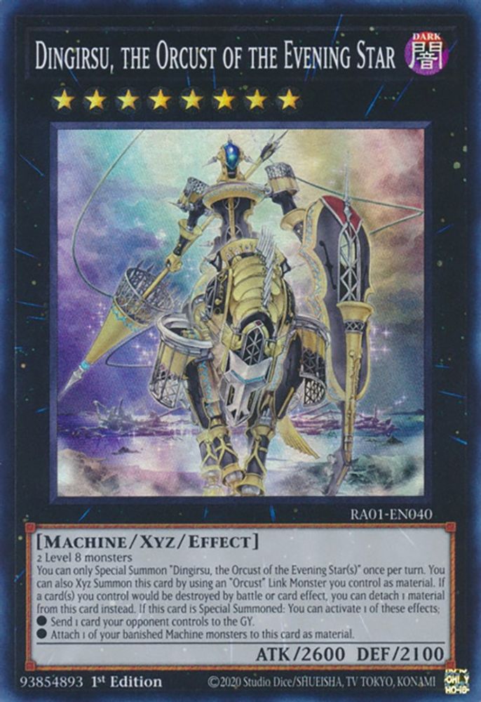 Dingirsu, the Orcust of the Evening Star (RA01-EN040) - Super Rare